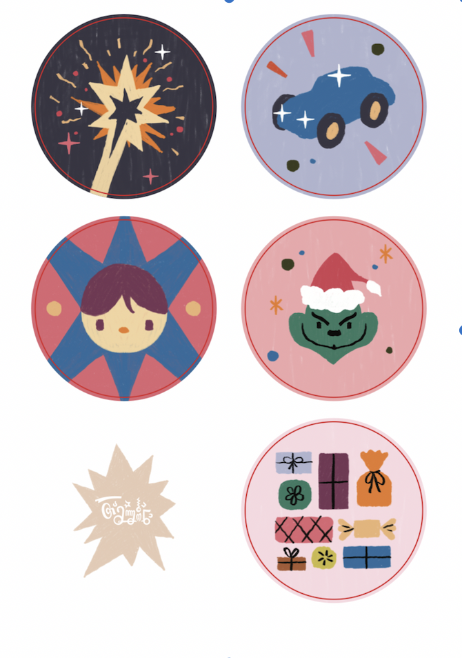 T: Sticker - New Year #2