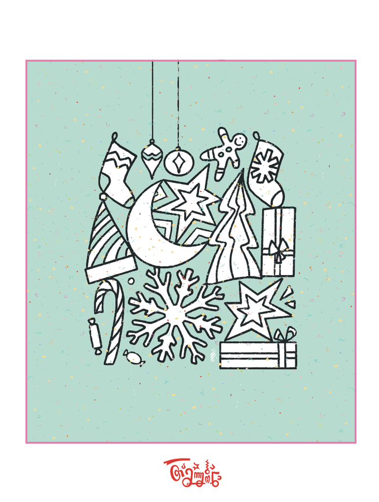 T: Poster - White New Year