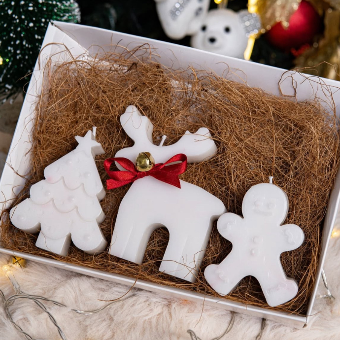 საშობაო სანთლების და ანგელოზების ვორქშოპი