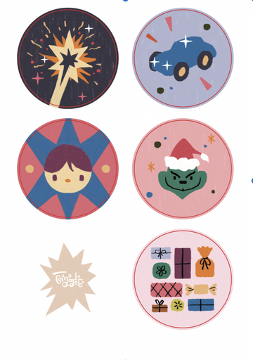 T: Sticker - New Year #2