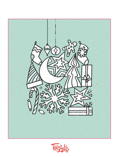 T: Poster - White New Year