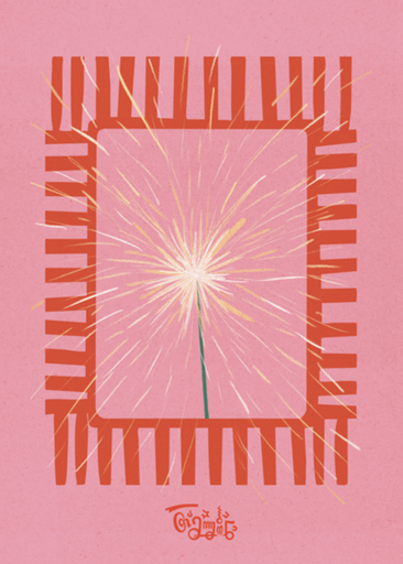 T: Greeting Card - Fireworks
